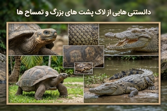 دانستنی هایی از لاک پشت های بزرگ و تمساح ها